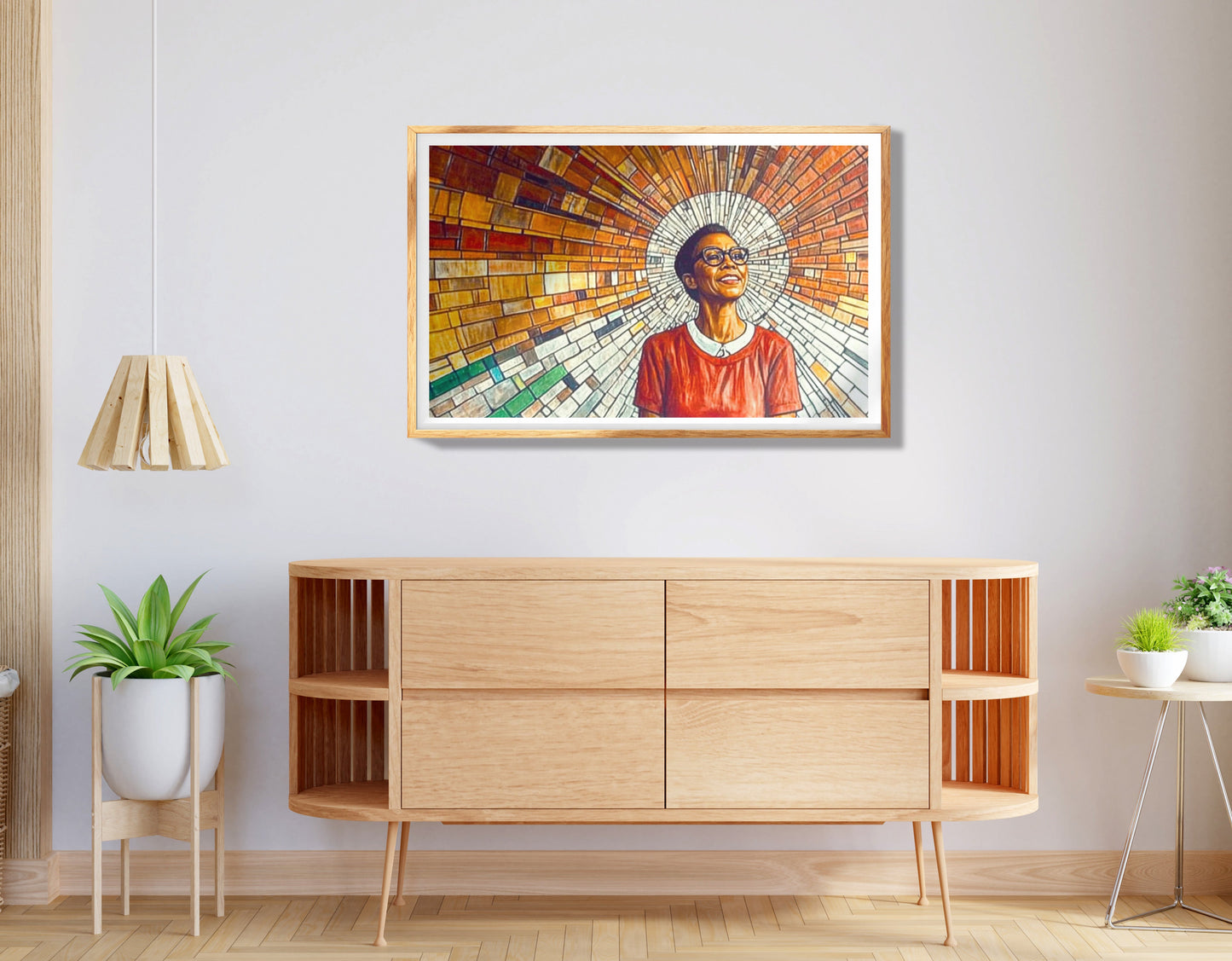 Radiant Black Woman Portrait African American wall art view 74