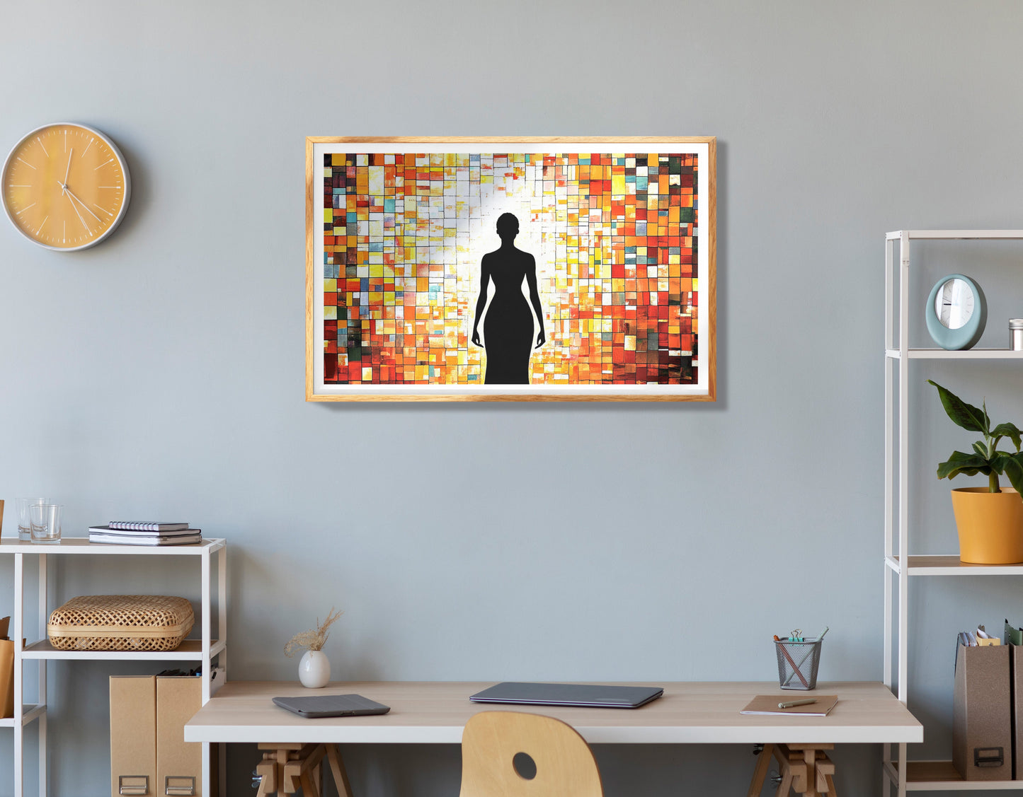 Black Girl Plant Lover Black children wall art view 78