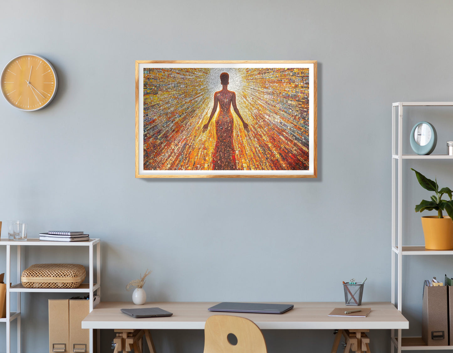 Black Woman Joyful Portrait African American wall art view 78