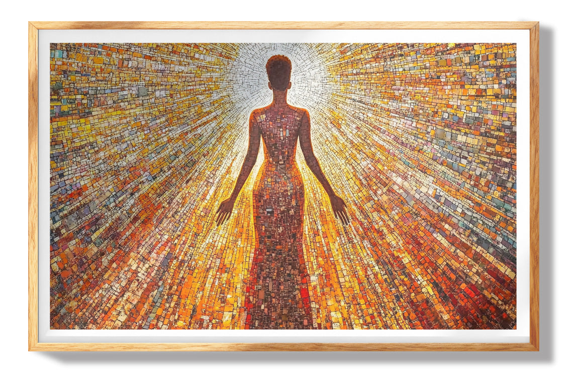 Black Woman Joyful Portrait African American wall art view 73