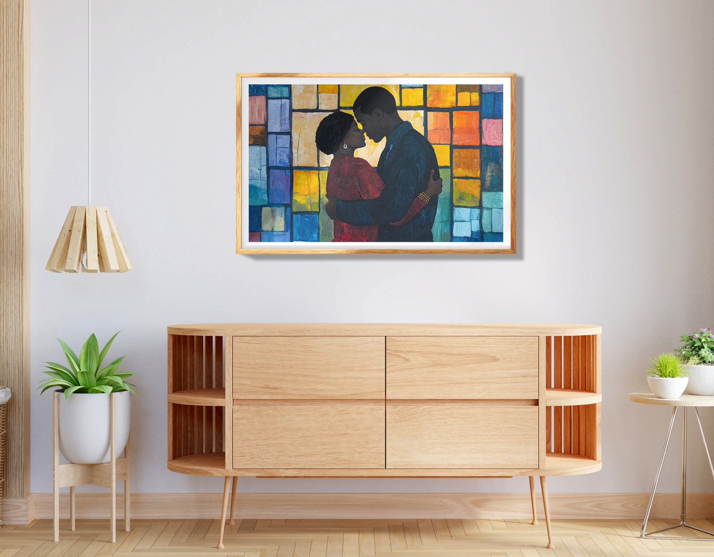 Black Girl Garden Black children wall art view 74