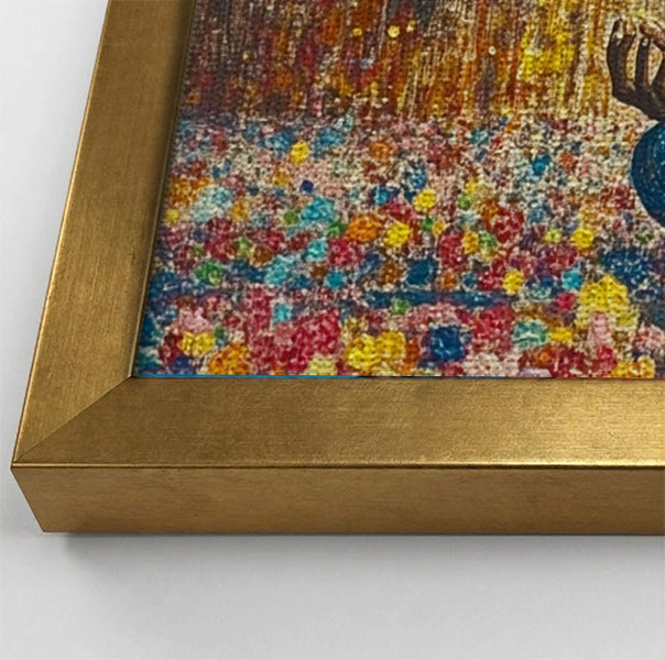 Black Woman Blue Yoga African American wall art view 40