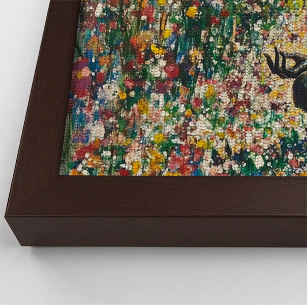 Black Woman Floral Meditation African American wall art view 34