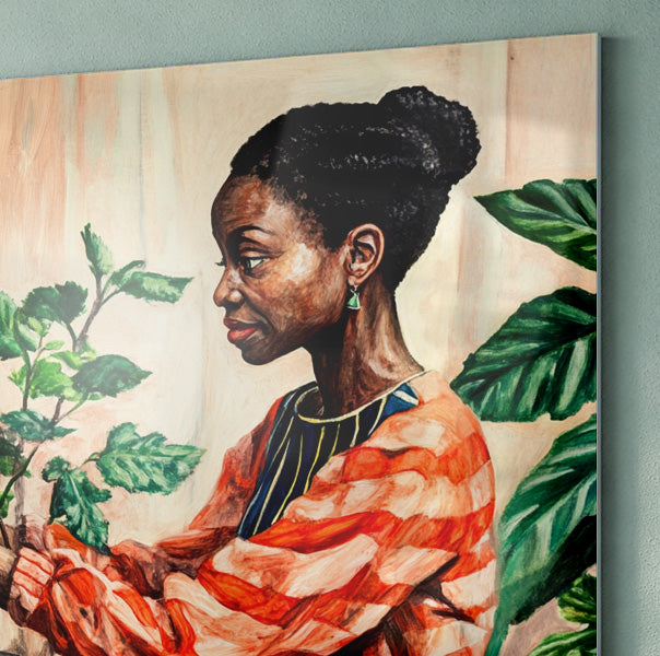 Black Woman Plant Lover African American wall art view 22