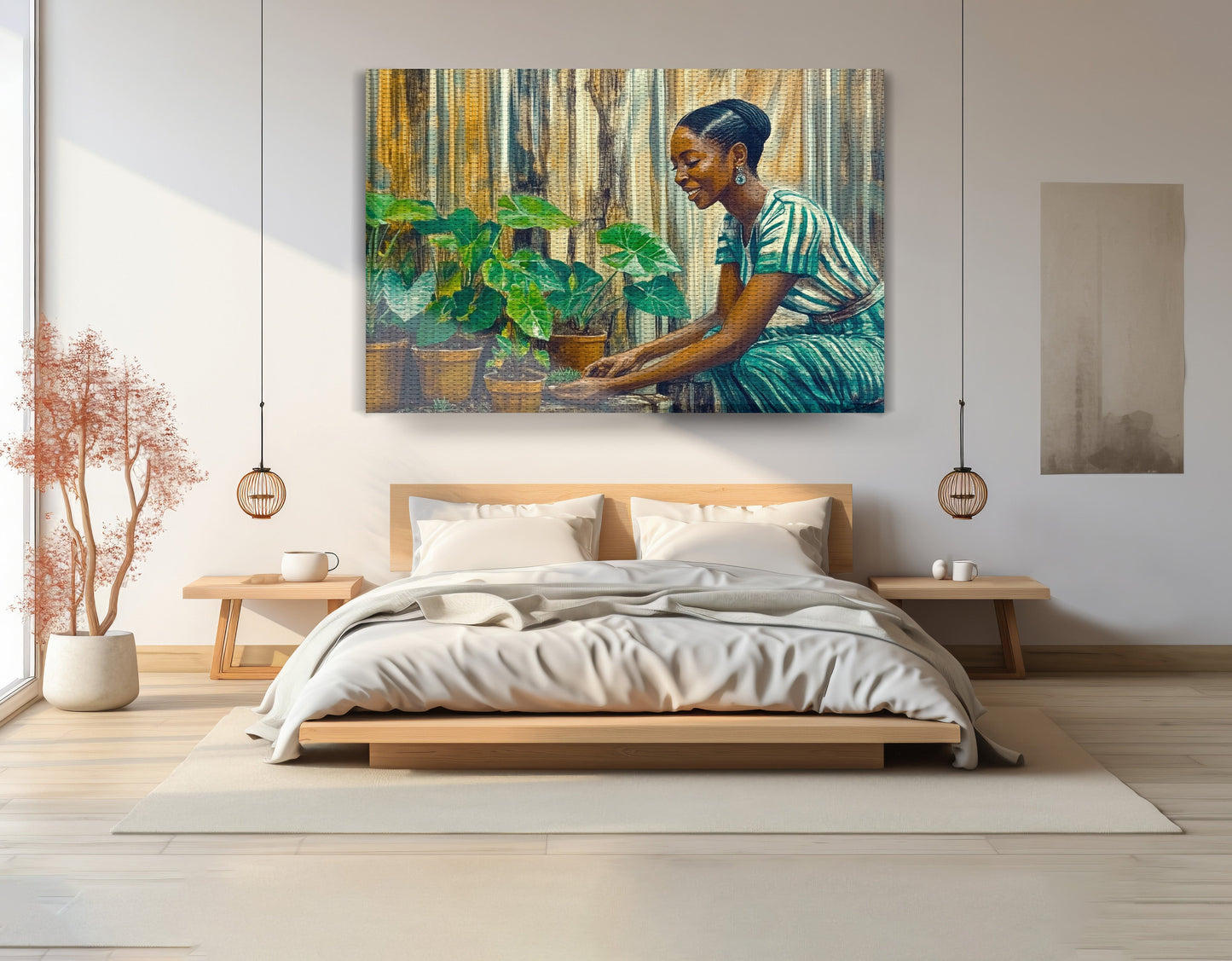 Black Woman Indoor Garden African American wall art view 15