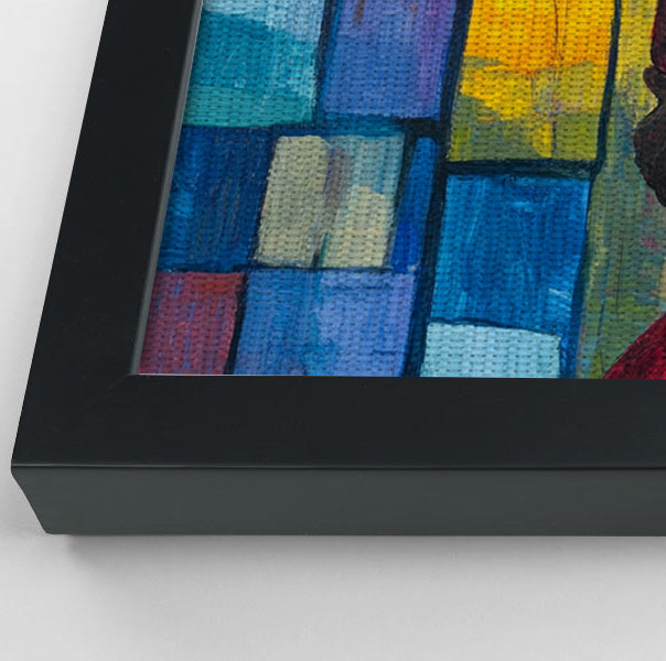 Black Family Stained Glass Black family wall art view 28