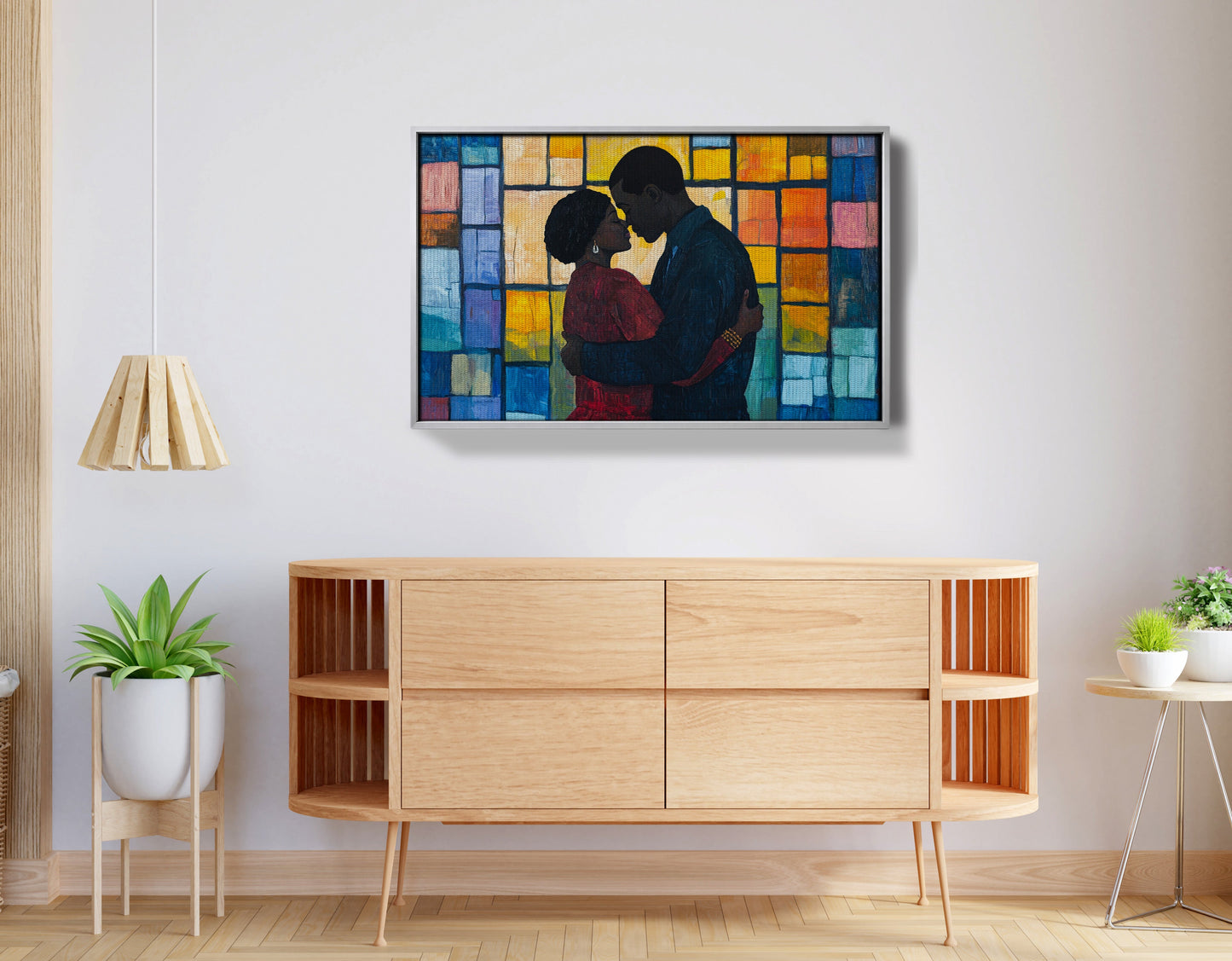 Black Family Stained Glass Black family wall art view 56