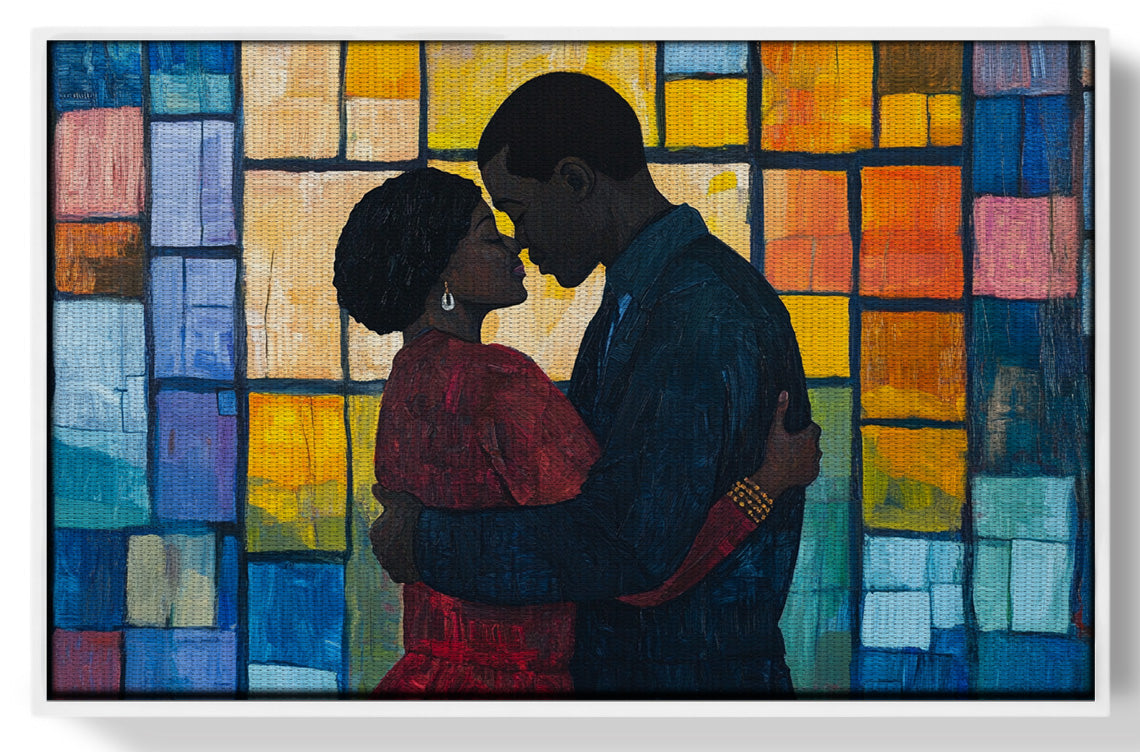 Black Family Stained Glass Black family wall art view 61