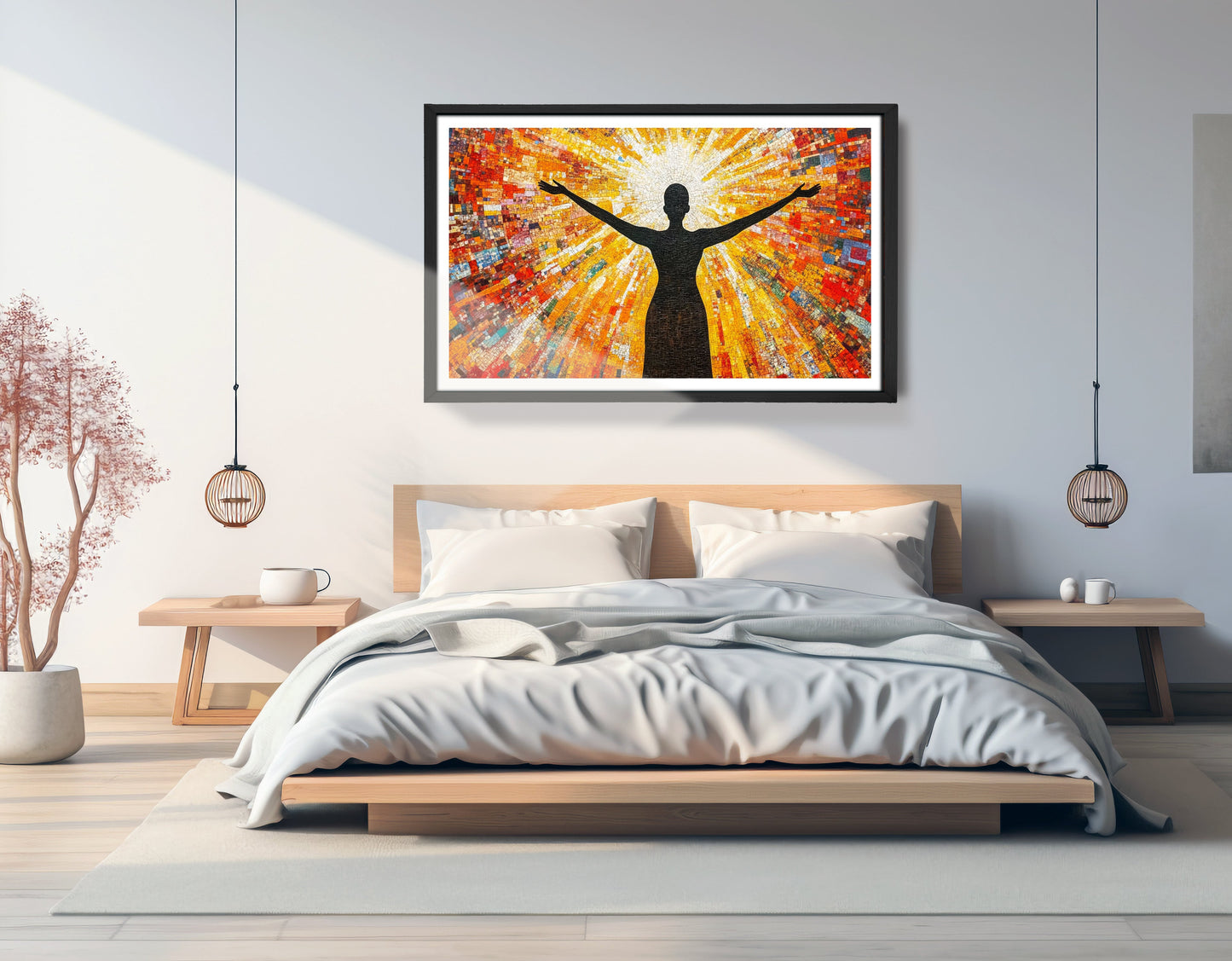 Black Woman Radiant Sun African American wall art view 69