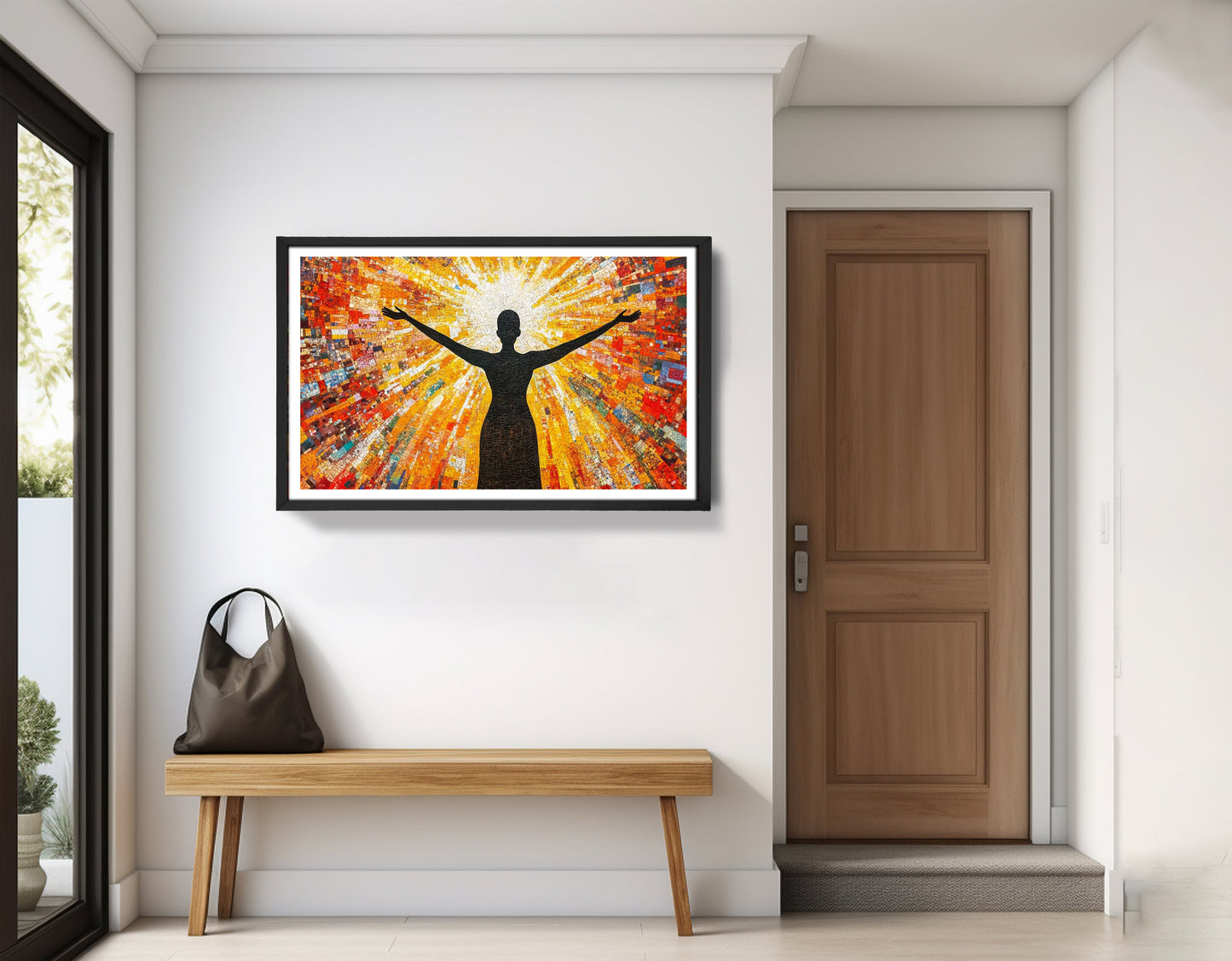 Black Woman Radiant Sun African American wall art view 71