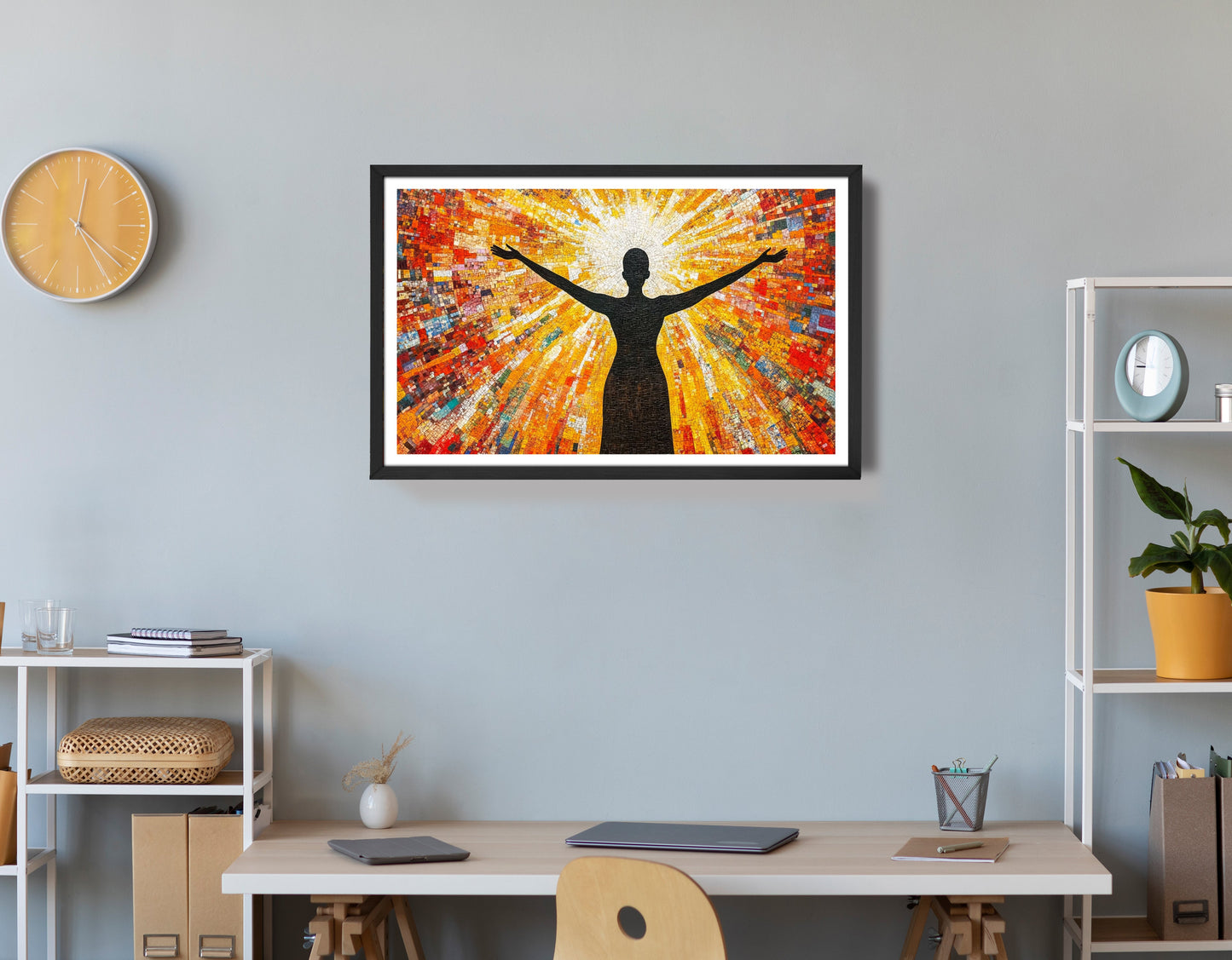 Black Woman Radiant Sun African American wall art view 72