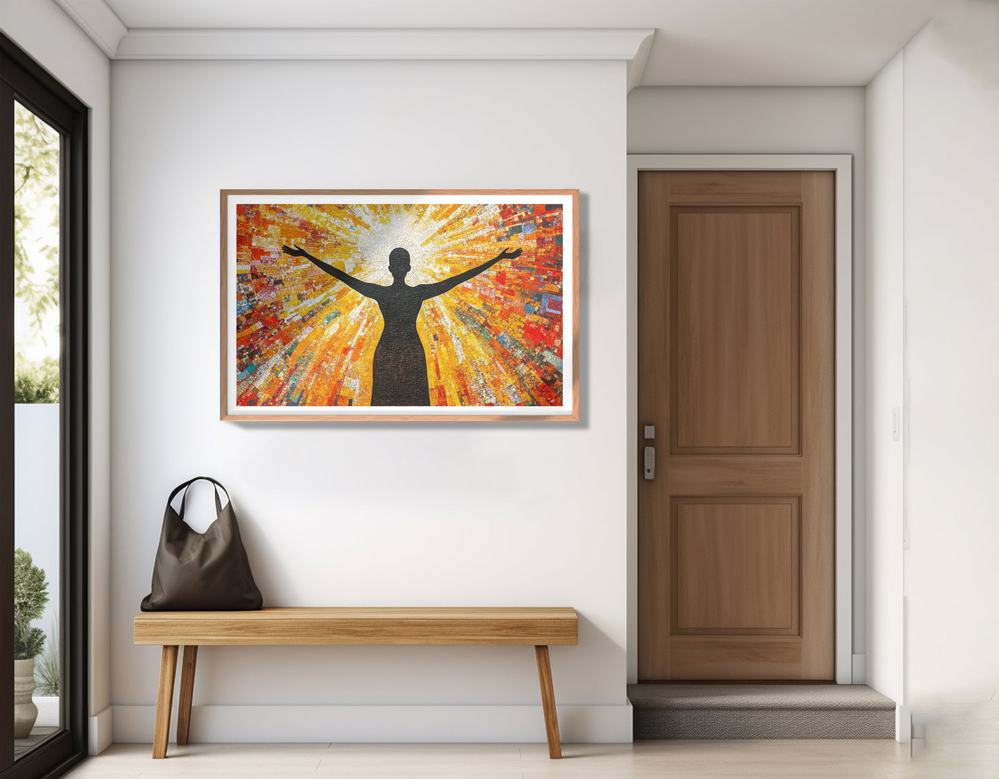 Black Woman Radiant Sun African American wall art view 83