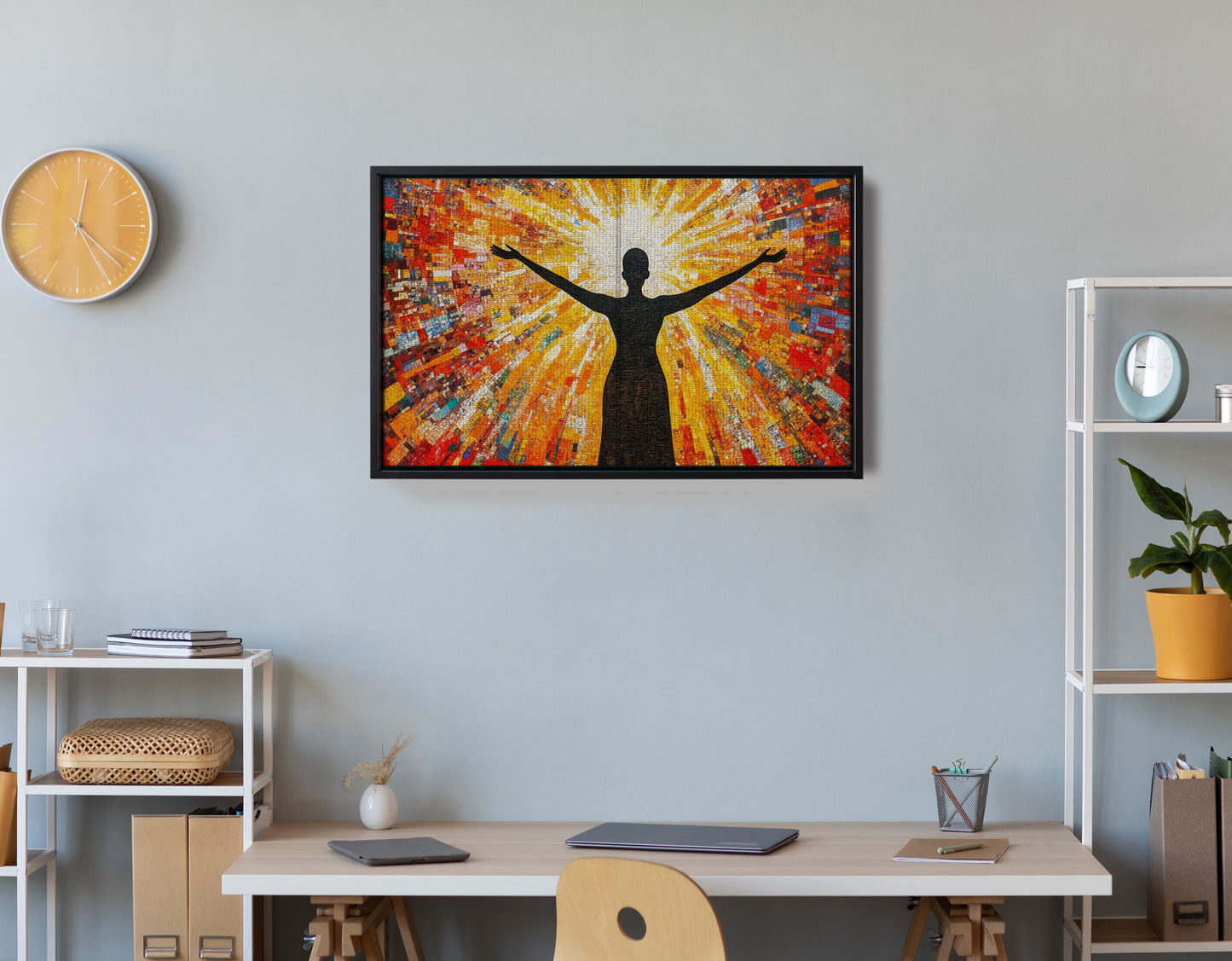 Black Woman Radiant Sun African American wall art view 30