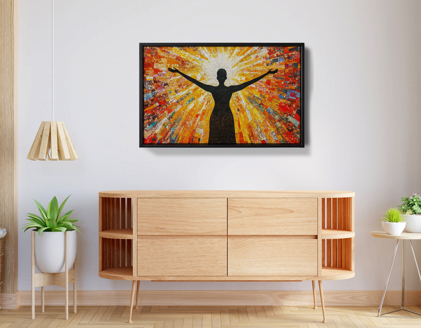 Black Woman Radiant Sun African American wall art view 26