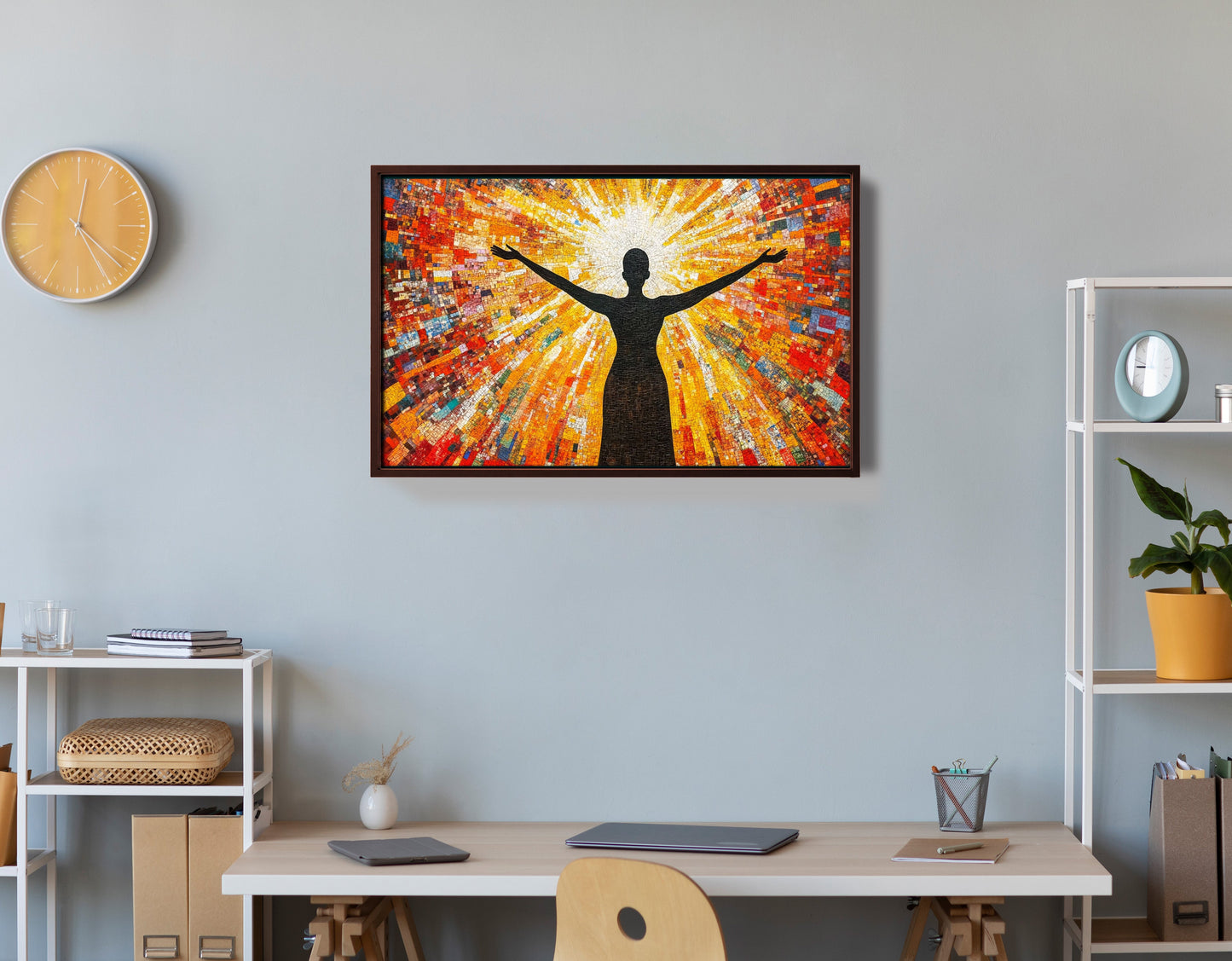 Black Woman Radiant Sun African American wall art view 36