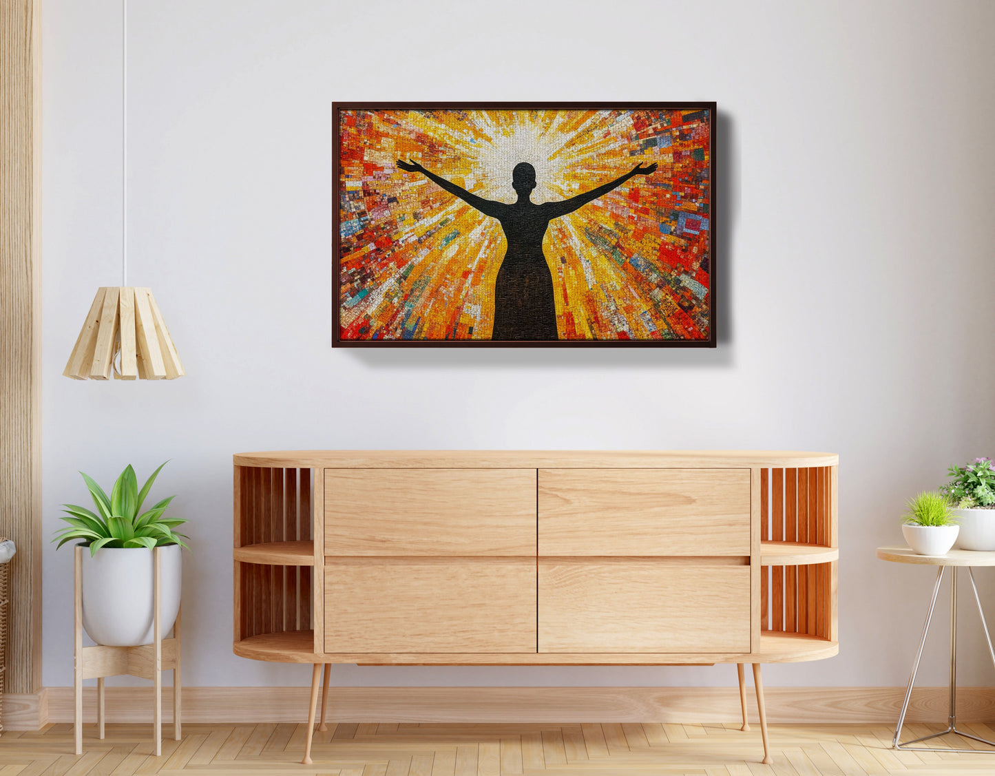 Black Woman Radiant Sun African American wall art view 32