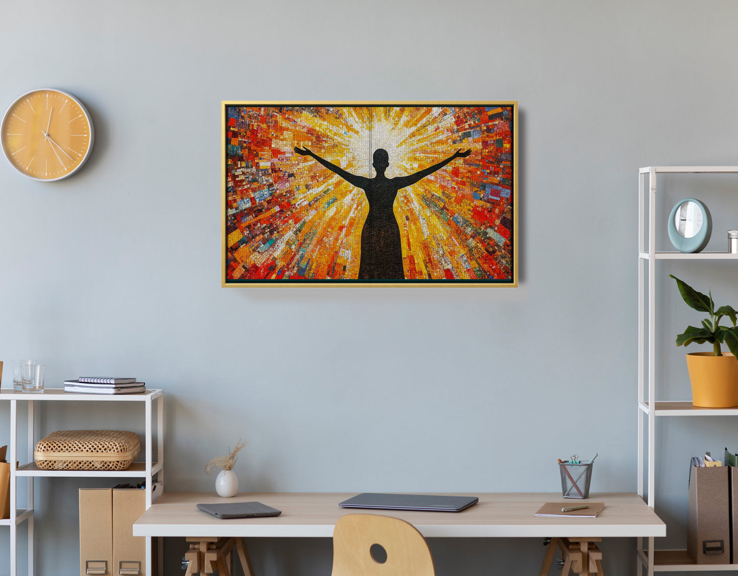 Black Woman Radiant Sun African American wall art view 42