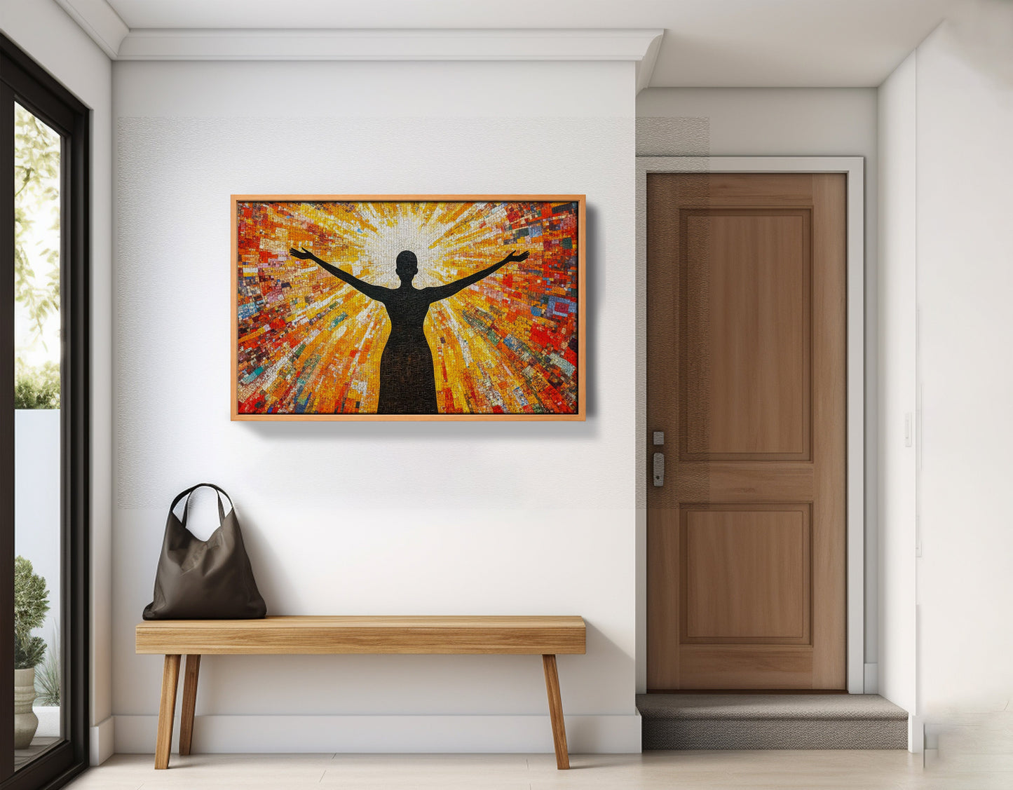 Black Woman Radiant Sun African American wall art view 47
