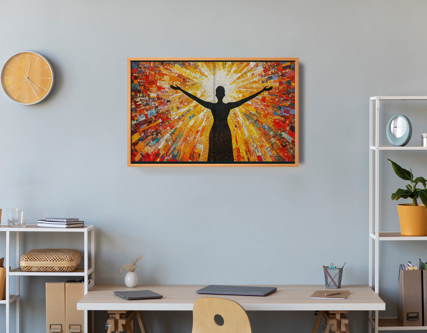 Black Woman Radiant Sun African American wall art view 48