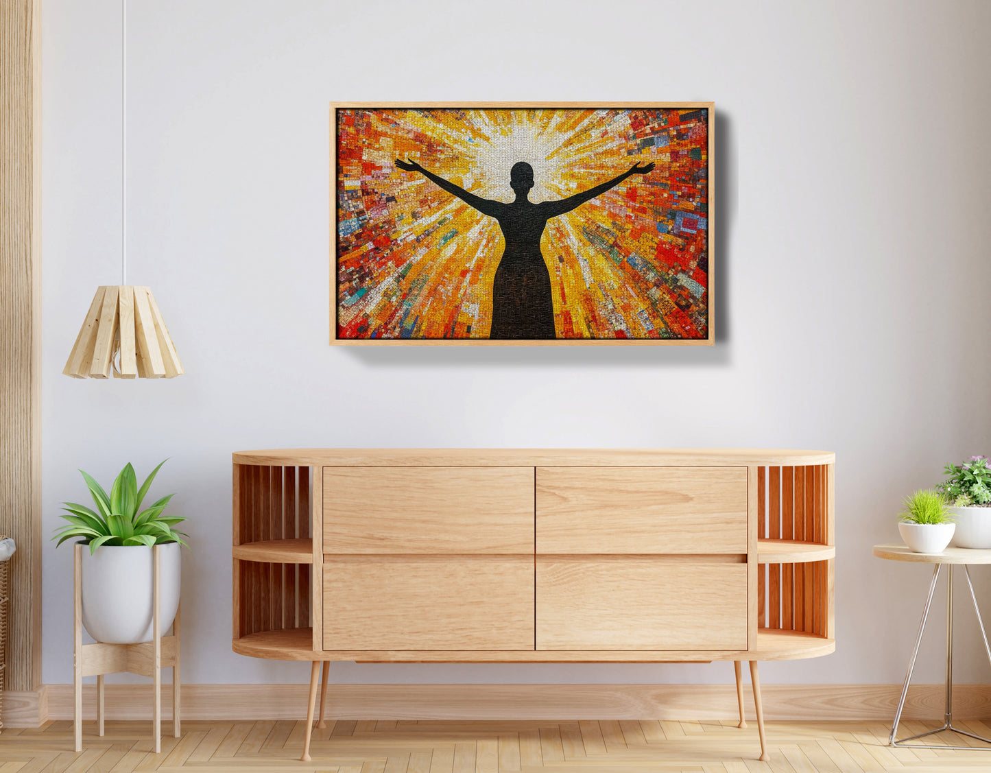 Black Woman Radiant Sun African American wall art view 50