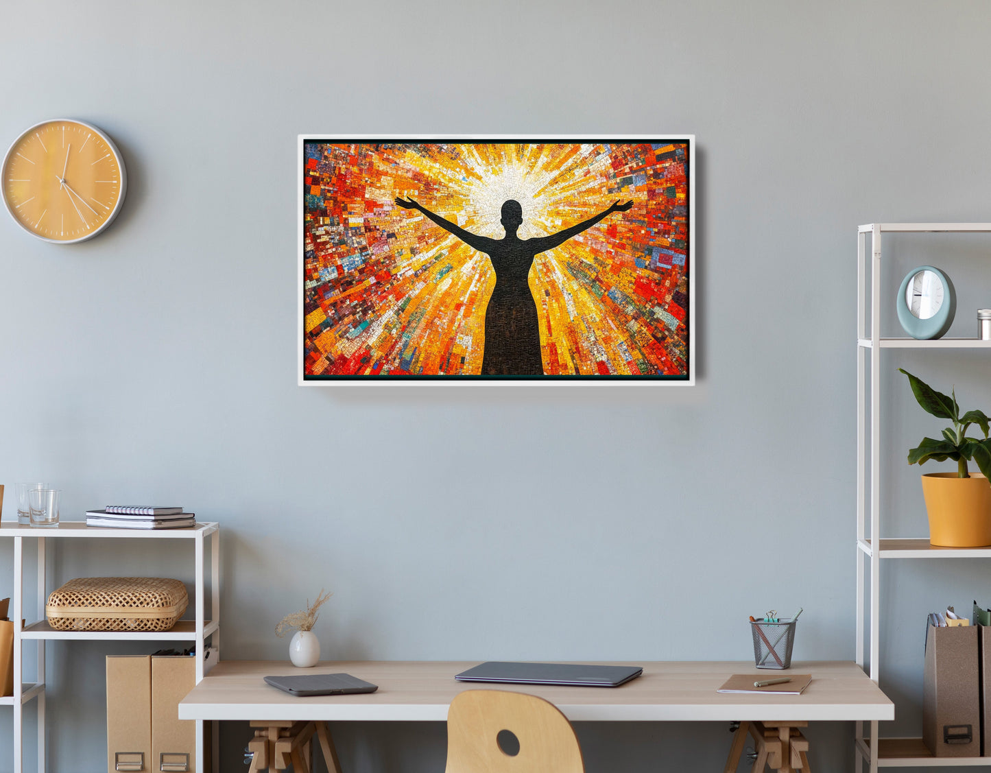 Black Woman Radiant Sun African American wall art view 66