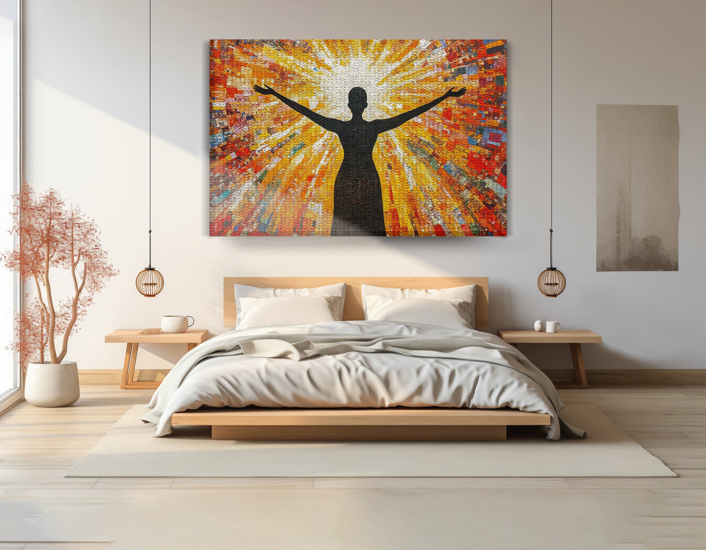 Black Woman Radiant Sun African American wall art view 15