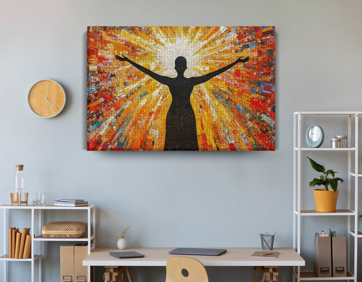 Black Woman Radiant Sun African American wall art view 18
