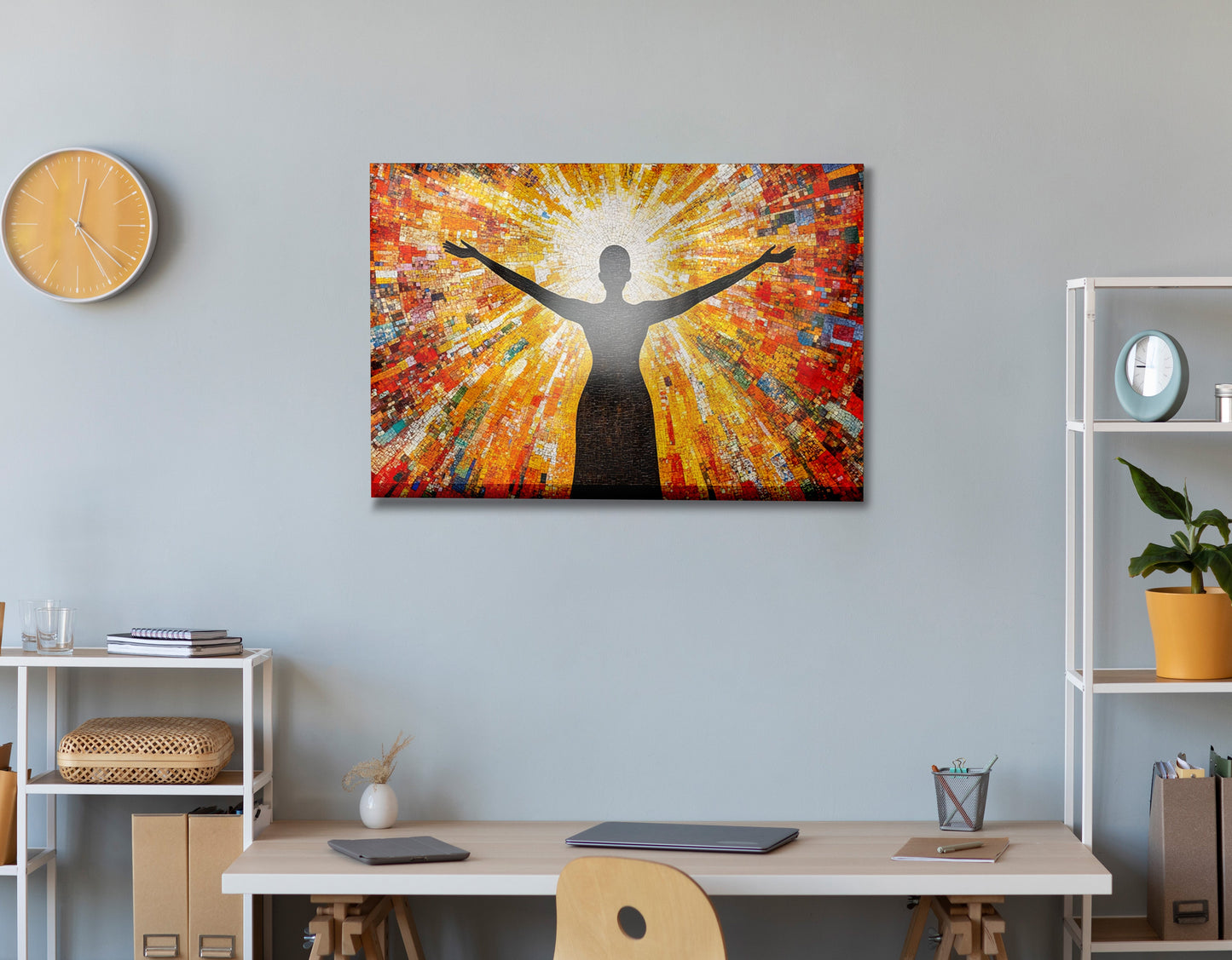 Black Woman Radiant Sun African American wall art view 24