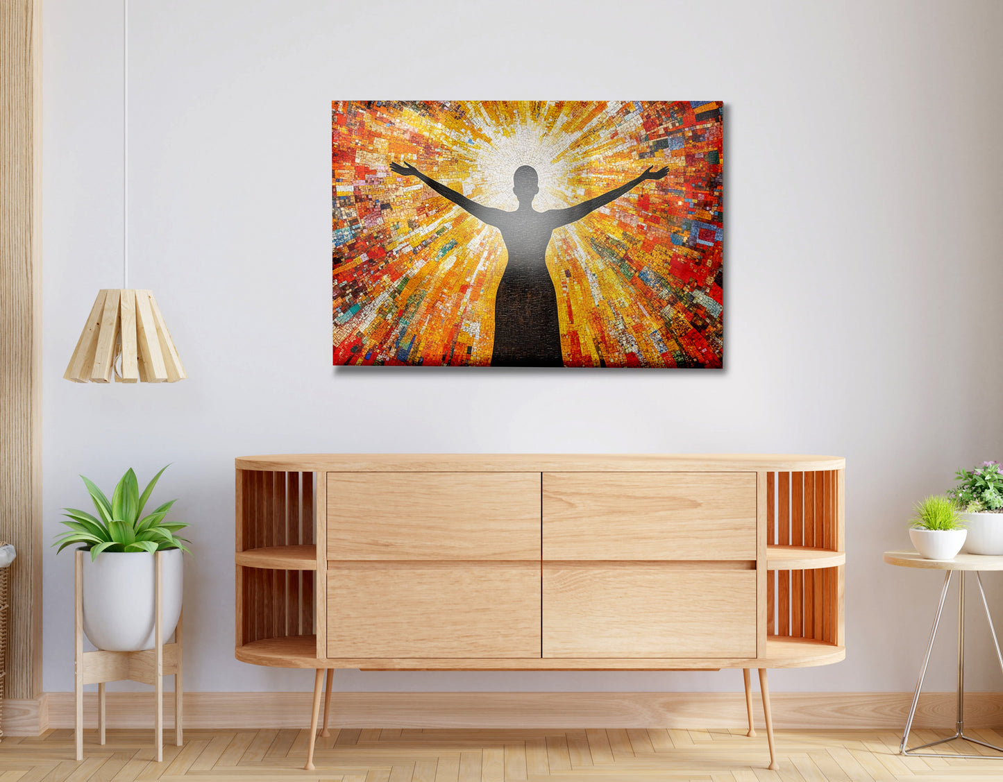 Black Woman Radiant Sun African American wall art view 20