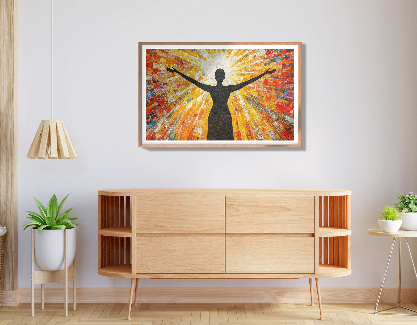 Black Woman Radiant Sun African American wall art view 80