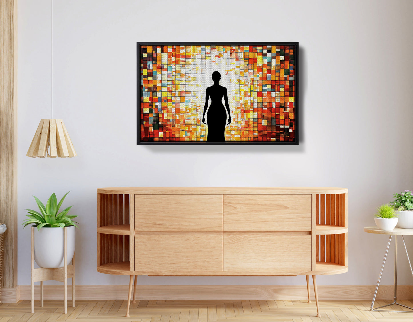 Black Woman Stained Glass African American wall art view 26