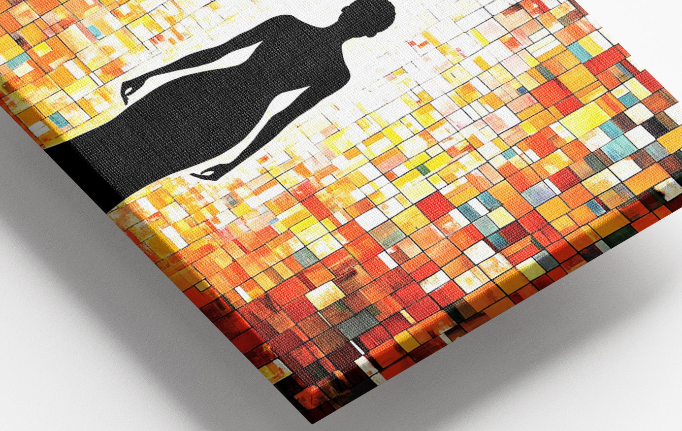 Black Woman Stained Glass African American wall art view 16