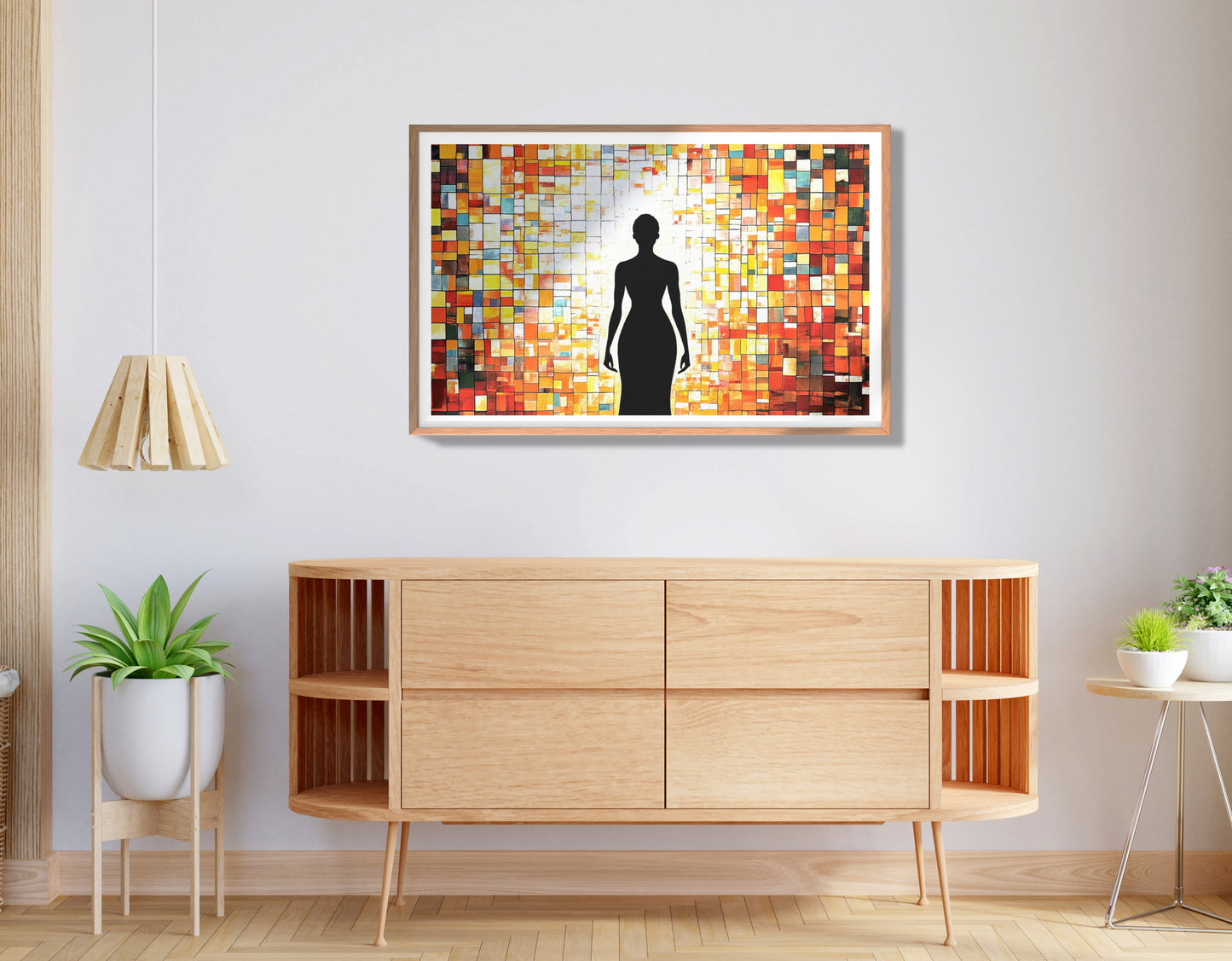 Black Woman Stained Glass African American wall art view 80