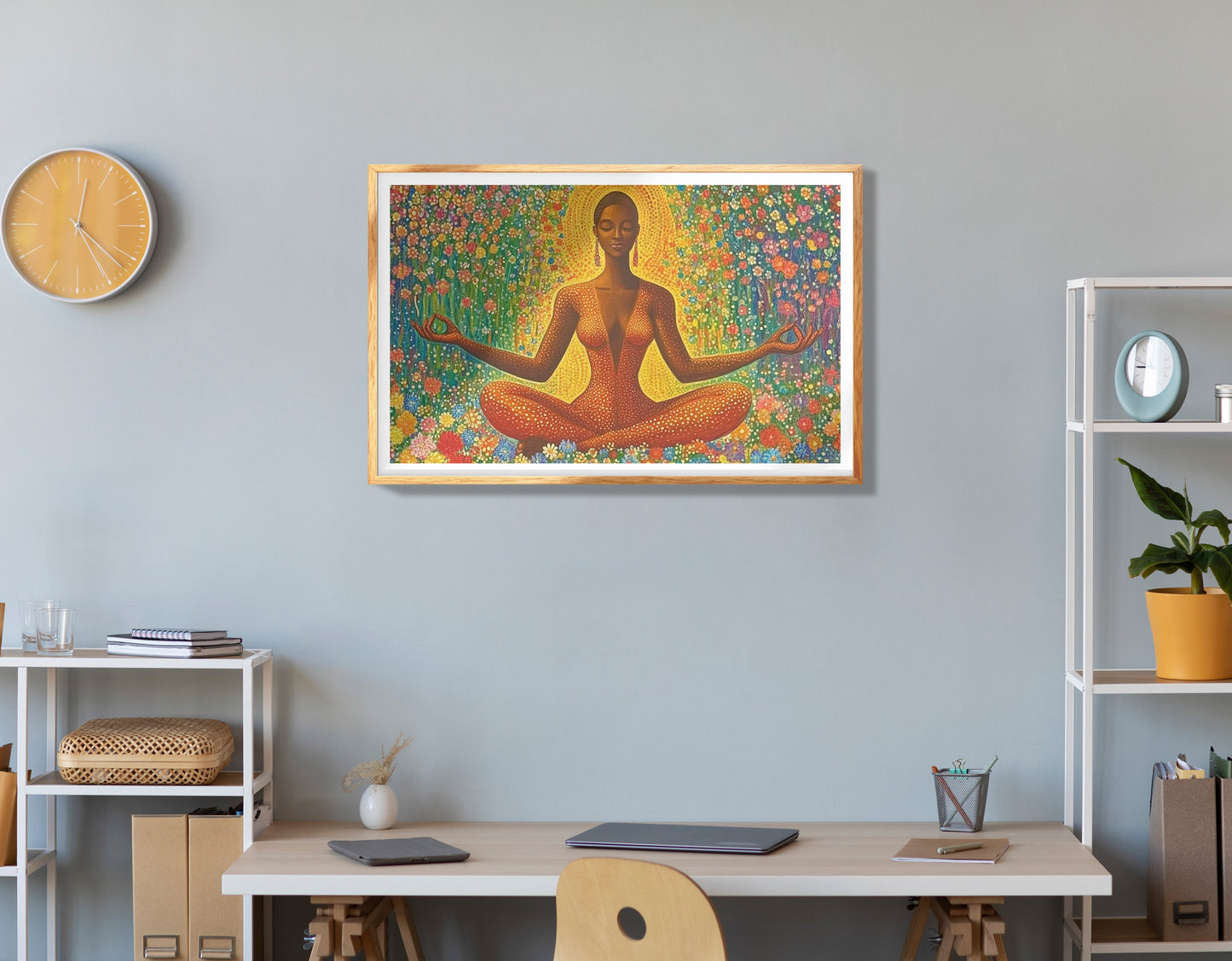 Black Woman Plant Lover African American wall art view 78