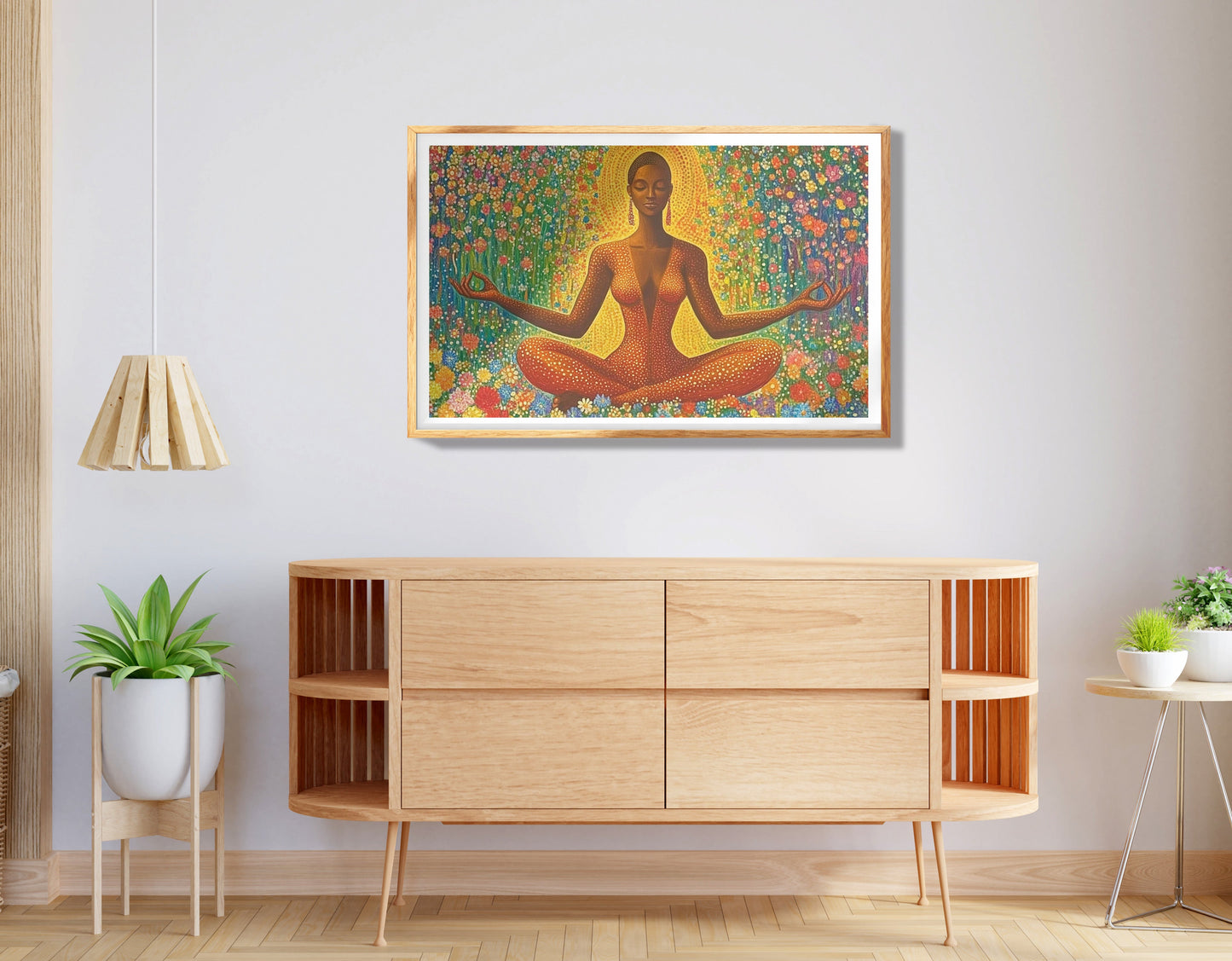 Black Woman Plant Lover African American wall art view 74