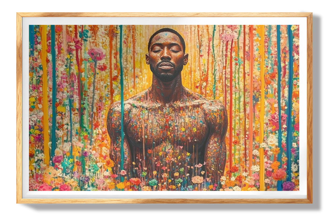 Black Woman Indoor Garden African American wall art view 73