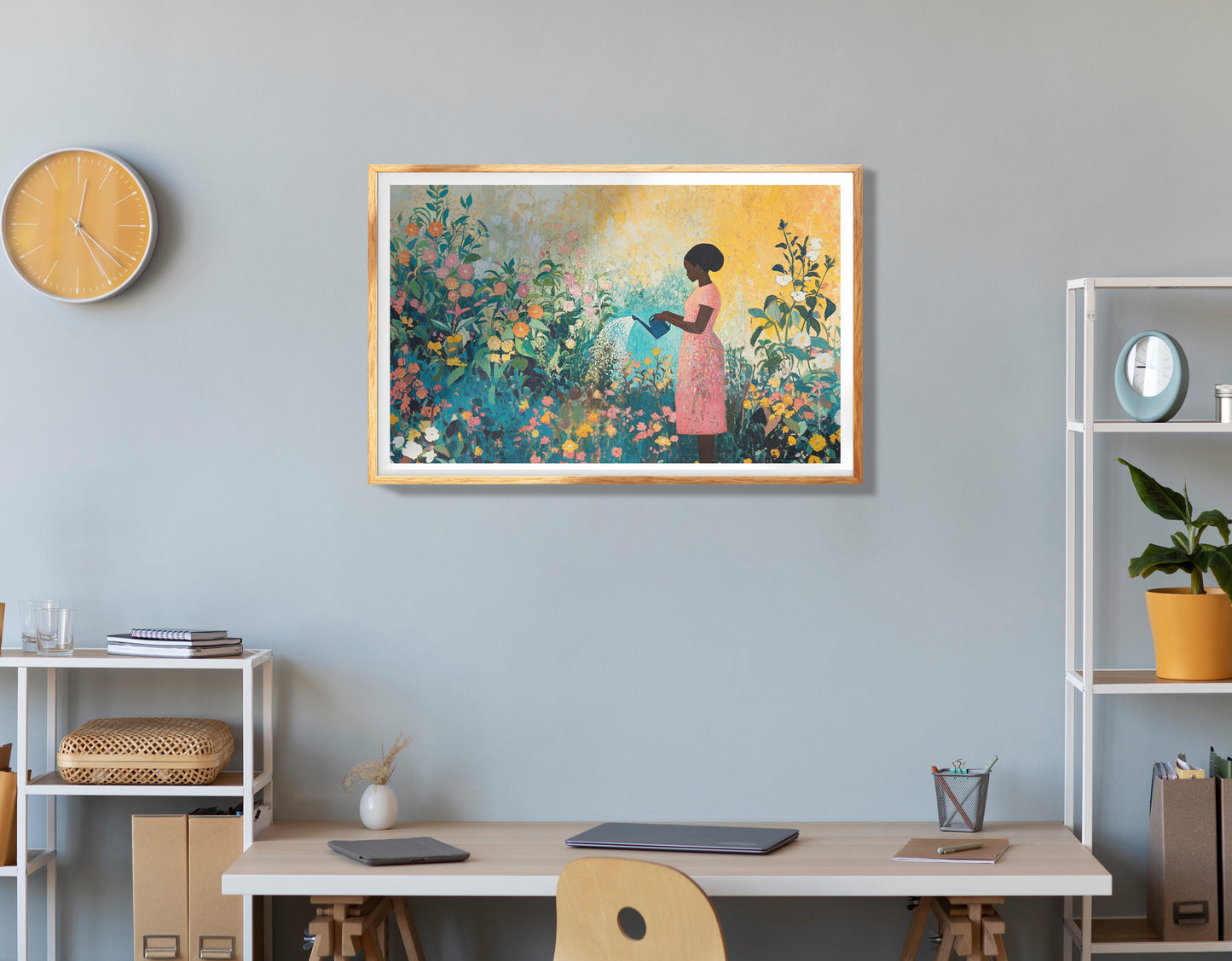 Black Woman Radiant Sun African American wall art view 78