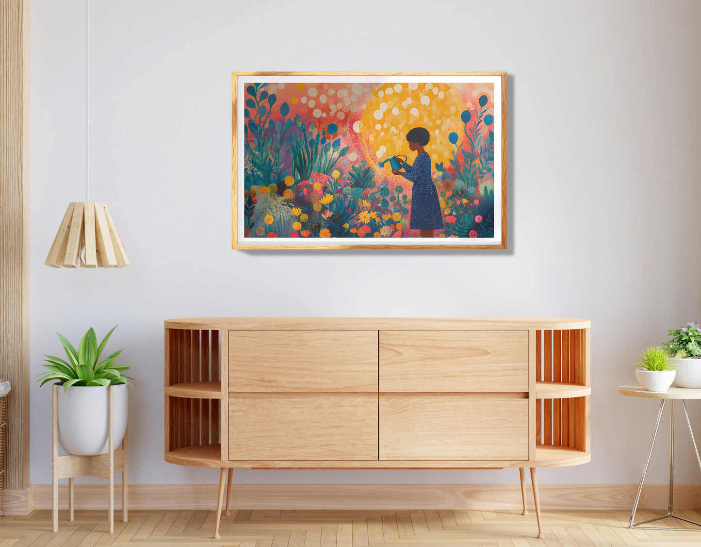 Black Woman Stained Glass African American wall art view 74
