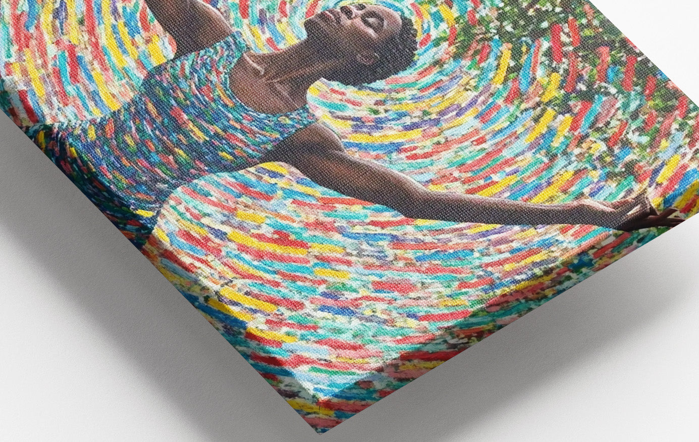 Black Woman Colorful Abstract African American wall art view 16