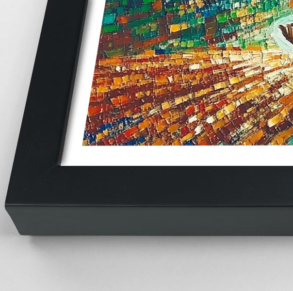 Black Woman Green Meditation African American wall art view 70