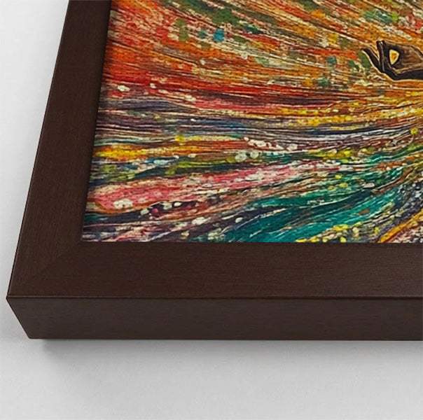 Black Woman Colorful Meditation African American wall art view 34
