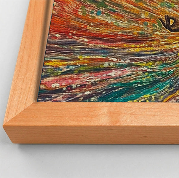 Black Woman Colorful Meditation African American wall art view 46