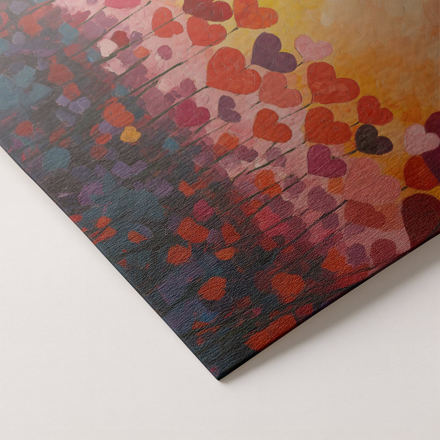 Love Heart Abstract Black African American abstract art artwork by MoomZee Artwork