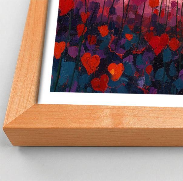 Love Heart Abstract Black African American abstract art view 82