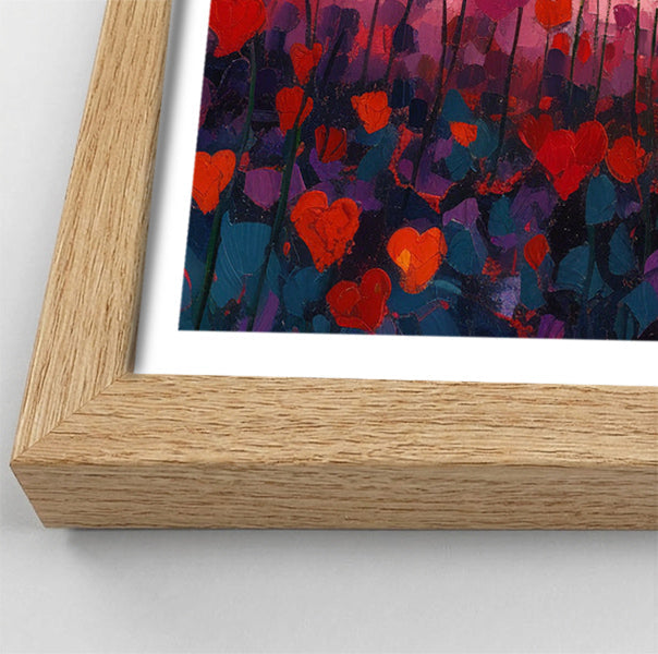 Love Heart Abstract Black African American abstract art view 76