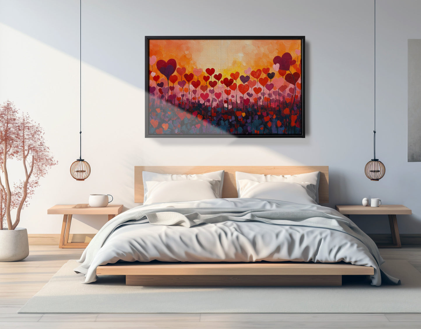 Love Heart Abstract Black African American abstract art view 27