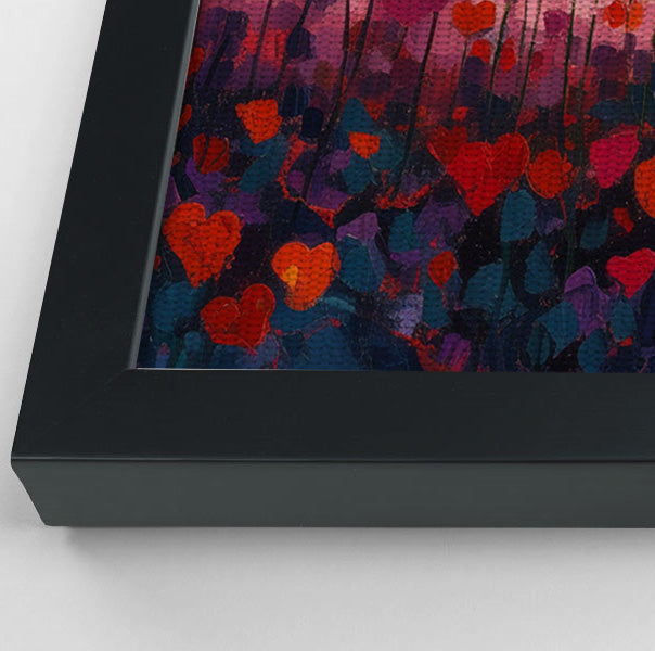 Love Heart Abstract Black African American abstract art view 28
