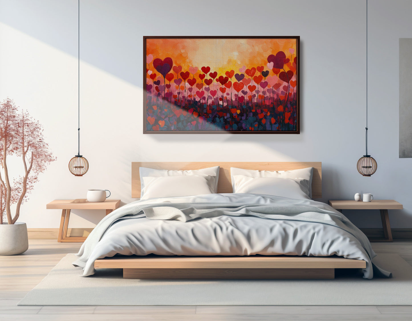 Love Heart Abstract Black African American abstract art view 33