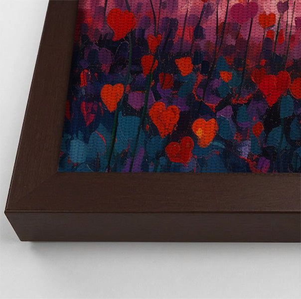 Love Heart Abstract Black African American abstract art view 34