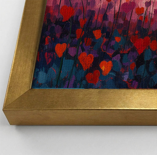 Love Heart Abstract Black African American abstract art view 40